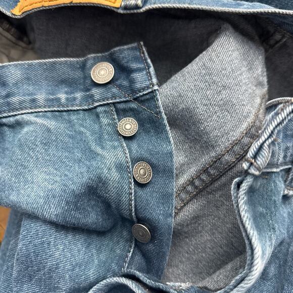 Levi's 501XX Jeans Men's 36x29 White Oak Cone Denim Blue - Picture 5 of 14